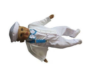 UBRANKA DO CHRZTU GARNITUR MARYNARKA KOMPLET NA CHRZEST UBRANKO CHŁOPIEC