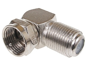 УГЛОВОЙ СОЕДИНИТЕЛЬ F РОЗЕТКА-ВИЛКА