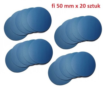 ВОДОНЕПРОНИЦАЕМЫЕ АБРАЗИВНЫЕ ДИСКИ VELCRO 50мм P1000 20 шт.