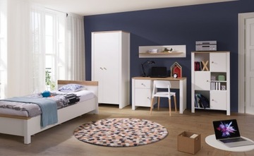 Мебель BERG 4 - шкаф + письменный стол + полка + книжный шкаф