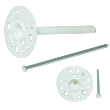 ŁĄCZNIKI izolacji KOŁKI do styropianu 200mm Metal!