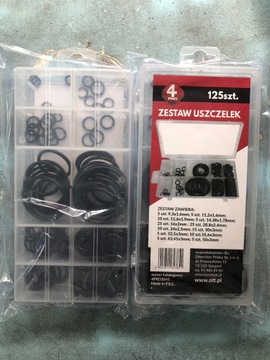 УПЛОТНИТЕЛЬНЫЕ КОЛЬЦА ДЛЯ КОНДИЦИОНЕРА МАСТЕРСКАЯ СТАНДАРТНЫЕ РЕЗИНОВЫЕ ЛОЖКИ 125 ШТ.