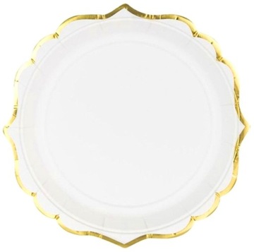 TALERZYKI JEDNORAZOWE PAPIEROWE URODZINY 18cm-6166