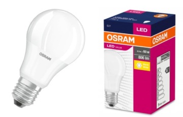 Светодиодная лампа Osram E27 8,5Вт=60Вт 806лм 2700К ТЕПЛОСТЬ