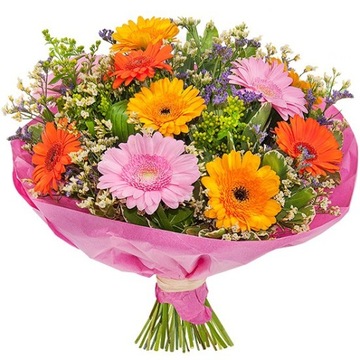 Bukiet RADOSNY - dostawa kwiatów Poczta Kwiatowa