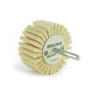 FILC POLERSKI NA TRZPIENIU LISTKOWY 50x30x6 ProdPL