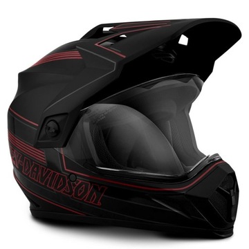 KASK MOTOCYKLOWY MOTOPOLI MAT HARLEY DAVIDSON L