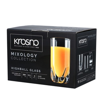 Szklanki do drinków Mixology Krosno 300 ml 6 szt.