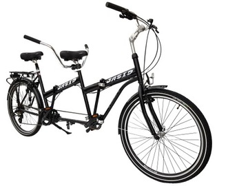 Складной велосипед-тандем ПРЕМИУМ 26 футов POLISH Складной велосипед