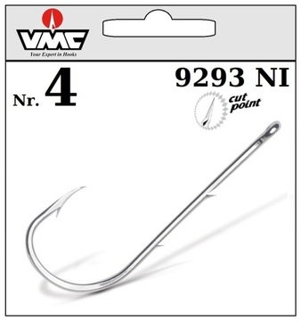 10 x HACZYK VMC 9293 NI Nr.4 FAULTLESS BAITHOLDER