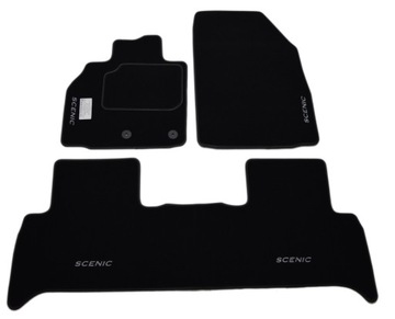 Renault Scenic III 09-16r. Dywaniki Premium + HAFT