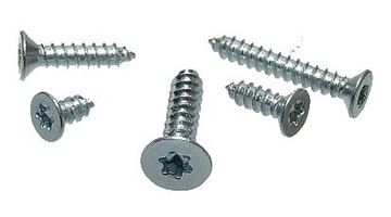 Blachowkręty 2,9x16 TORX stożkowe DIN7997 ocynk 100szt