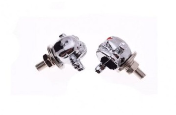 ВИНТЫ НОМЕРНОГО ЗНАКА ЧЕРЕП ХРОМ ЧОПЕР