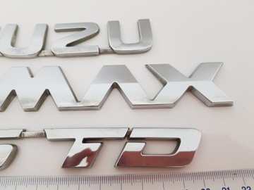 ISUZU D-MAX 2.5 TD VÍKO KUFRU ZNAKY ZNAK NÁPIS