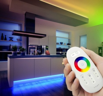 НАБОР СВЕТОДИОДОВ 5м 5050 RGB лента БЕЛЫЙ СЕНСОРНЫЙ ДИСТАНЦИОННЫЙ