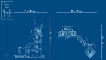 LEGO ГАРРИ ПОТТЕР Часовая башня Хогвартса 75948