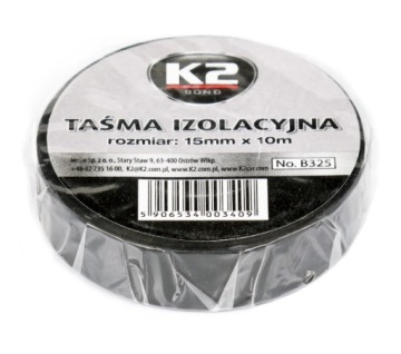 K2 ГИБКАЯ ИЗОЛЕНТА B325 ЧЕРНАЯ 15ММ/10М
