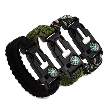 БРАСЛЕТ ВЫЖИВАНИЯ 5в1 PARACORD FIRST COMPASS