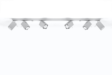 Потолочная лампа квадрат 6l Grey Gu10 полоса для коридора HOL светодиод