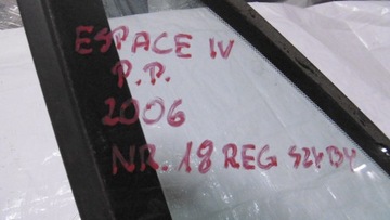 ESPACE IV RYCHLA KAROSERIE PRAVÁ PŘEDNÍ 2006