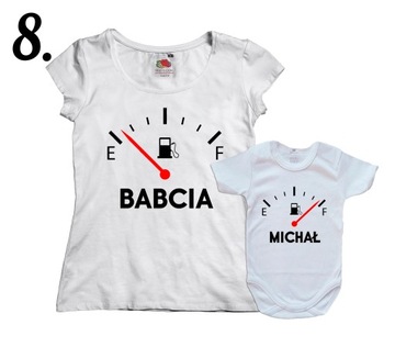 КОМПЛЕКТ ФУТБОЛКИ ДЛЯ БАБУШКИ И БОДИ ДЛЯ ВНУНКИ