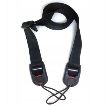 Футляр для ключей с ремешком для фотоаппарата, нейлоновый, черный, легкий