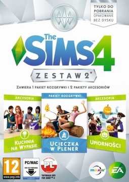 THE SIMS 4 ZESTAW 2 PC PL / NOWA / FOLIA / GAM3R