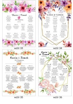 План стола, расстановка гостей на свадьбе.