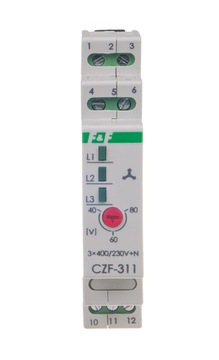 F&F CZUJNIK ZANIKU I ASYMETRII FAZ 10A CZF-311