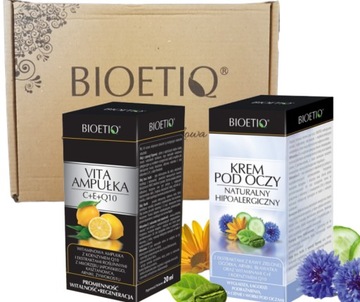 Zestaw VITA AMPUŁKA + Krem POD OCZY z kawą BioetiQ