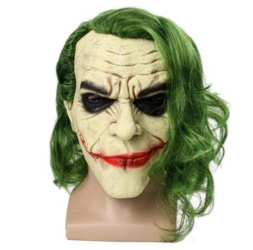 МАСКА ДЖОКЕРА Бэтмен ЛАТЕКСНЫЙ КЛОУН Маскировка КЛОУНА
