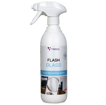 Płyn do mycia szyb z cząstkami srebra, Flash Glass
