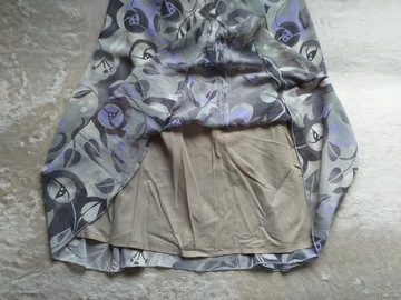 L99_CIENKA ZWIEWNA LETNIA SPÓDNICA Z PODSZEWKĄ_XL