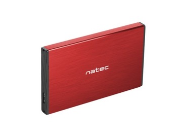 Корпус для жесткого диска/твердотельного накопителя NATEC Rhino 2,5 дюйма SATA3 USB3.0 красный