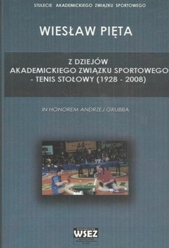 Z dziejów akademickiego związku sportowego - tenis