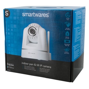 БЕСПРОВОДНАЯ ПОВОРОТНАЯ КАМЕРА Smartwares WiFi PLUG & PLAY + ночной режим 8 м