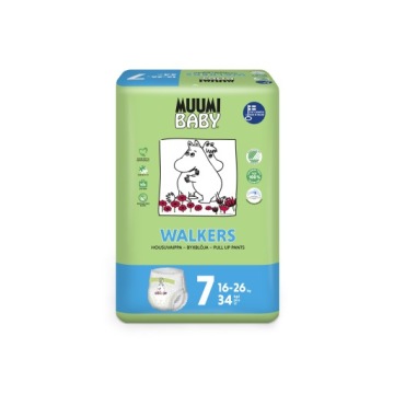 MUUMI BABY штани 7 XL еко трусики-підгузки вбирні MOOMIN 16-26 кг 34 шт. 2 шт.