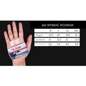 RĘKAWICZKI ROWEROWE ZIMOWE RĘKAWICZKI ROWEROWE MĘSKIE PEŁNE OCIEPLANE L