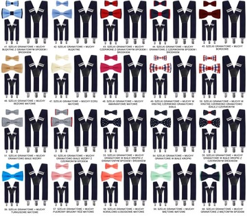 Комплект шлейки и галстука-бабочки ПАПА и СЫН 0-3 года ЦВЕТА!