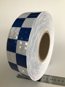 СВЕТООТРАЖАЮЩАЯ ПЛАСТИКОВАЯ ЛЕНТА СИНЯЯ ШАХТОВАЯ ДОСКА