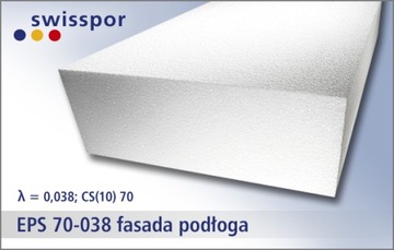 SWISSPOR ПЕН СТИРОП EPS-70 ФАСАД/ПОЛ 0,038!