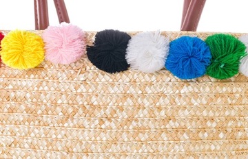 КОРЗИНА ПЛЯЖНАЯ СУМКА НАТУРАЛЬНАЯ ТКАНАЯ