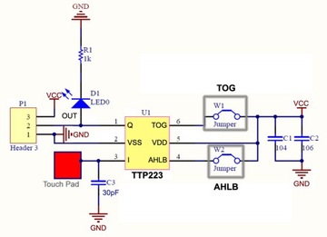 Модуль одинарного сенсорного датчика для Arduino и другие