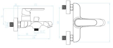 ДОЖДЕВОЙ ДУШ с полкой + СМЕСИТЕЛЬ ДЛЯ ВАННЫ + РАКОВИНА ЧЕРНЫЙ