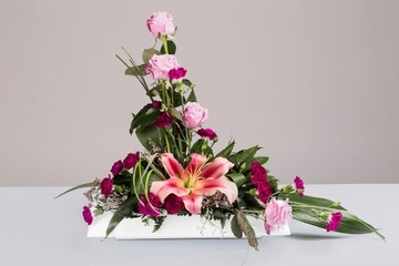 ЦВЕТОЧНЫЙ ГОРШОК ИКЕБАНА, КРЫШКА, длина 39 см, КОНТЕЙНЕР