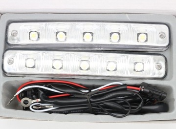 ДНЕВНЫЕ ХОДОВЫЕ ФОНАРИ DRL 5 СВЕТОДИОДНЫЕ