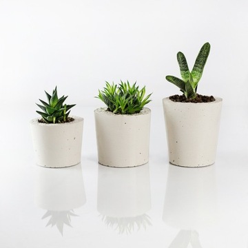 БЕТОННЫЙ ЦВЕТОЧНЫЙ ГОРШОК 13х10см - АРХИТЕКТУРНЫЙ БЕТОН