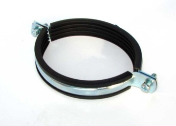 ЗАЖИМ ДЛЯ ТРУБ С шурупом и СЕРЕБРЯНЫМ дюбелем, 110 мм