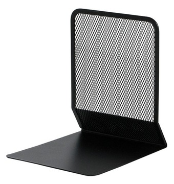 STOJAK NA KSIĄŻKI, METALOWY, CZARNY