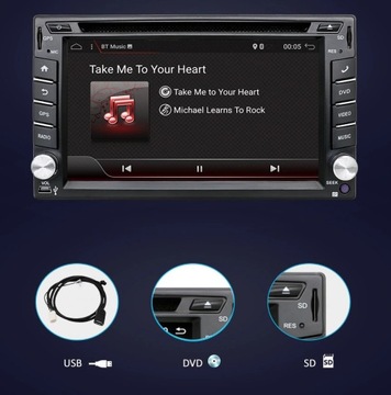 Универсальная магнитола Android 12 2DIN PL меню + камера